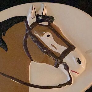 Vintage Horse Plaque.